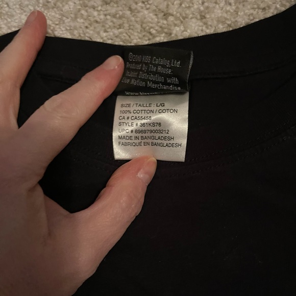 Kiss Black T Shirt Size Large - Picture 3 of 6